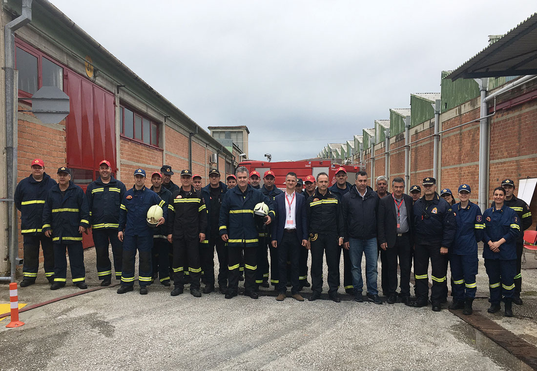, EXALCO: Άσκηση ετοιμότητας της πυροσβεστικής στην EXALCO, Κτίσμα &amp; Αλουμίνιο