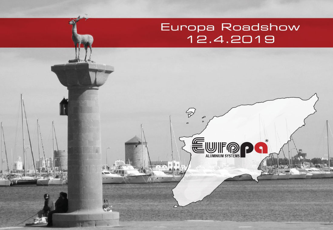 , EUROPA: “ROAD-SHOW” της EUROPA στη Ρόδο, Κτίσμα &amp; Αλουμίνιο