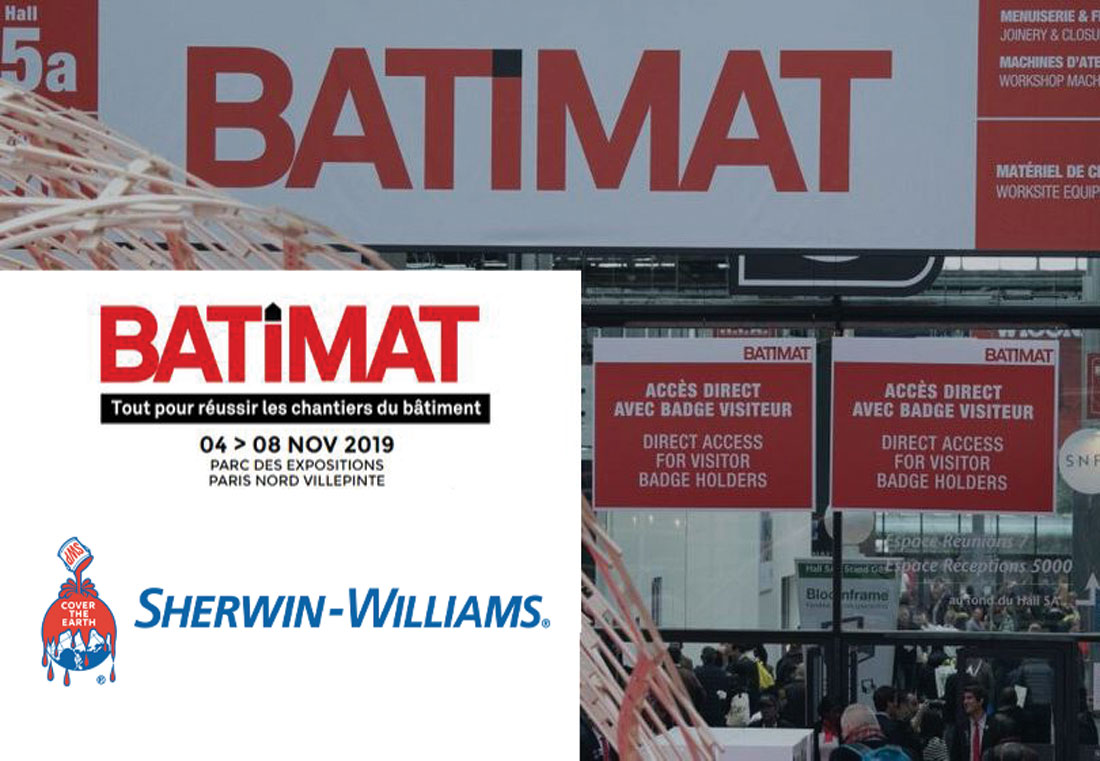 , Η Sherwin-Williams συμμετέχει στην κορυφαία διεθνή έκθεση κατασκευών BATIMAT., Κτίσμα &amp; Αλουμίνιο