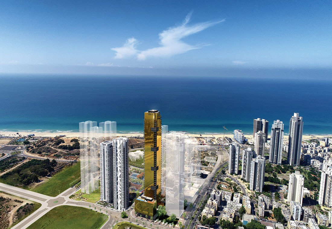 , Ο χρυσός ουρανοξύστης «Lighthouse Tower» στο Tel Aviv εξοπλίζεται με συστήματα ALUMIL, Κτίσμα &amp; Αλουμίνιο