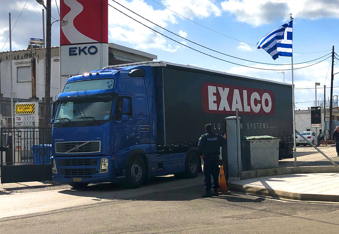 , Η EXALCO στηρίζει έμπρακτα το ελληνικό στράτευμα στον Έβρο, Κτίσμα &amp; Αλουμίνιο
