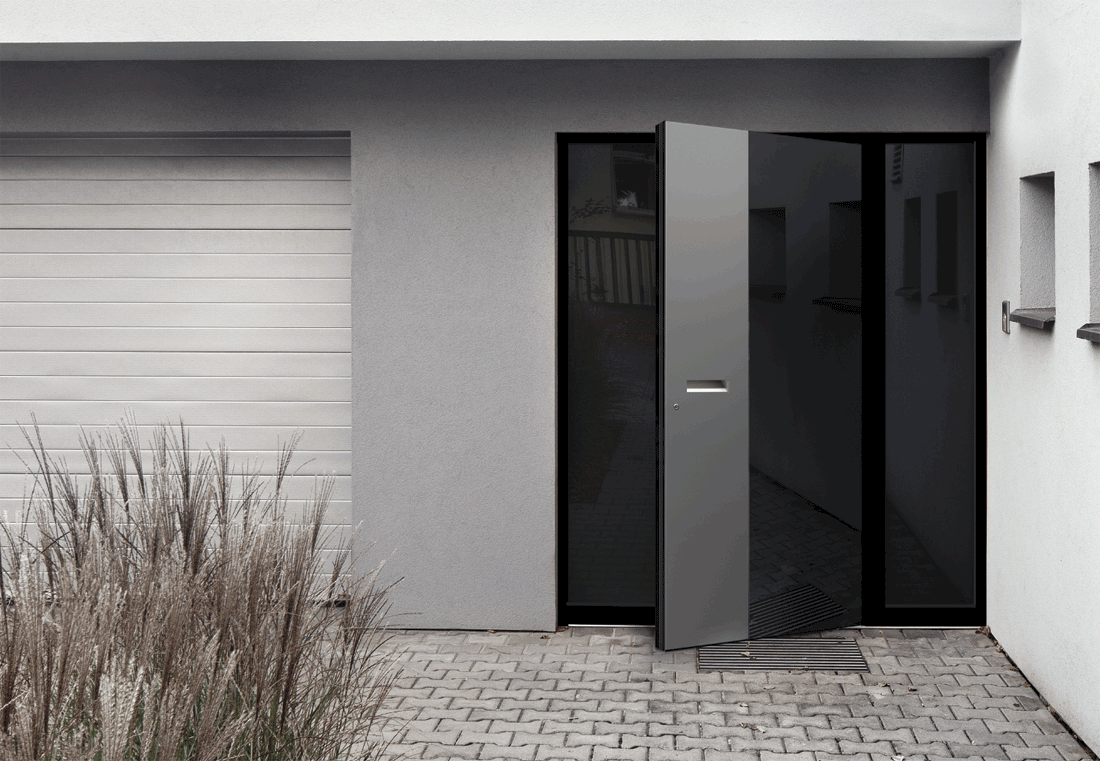 , EXALCO: Πόρτες εισόδου με θερμοδιακοπή, Κτίσμα &amp; Αλουμίνιο