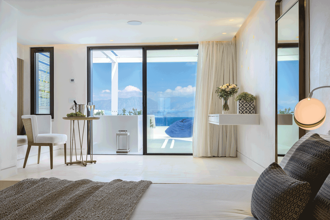, ELVIAL: The Island Concept Boutique Hotel, Κτίσμα &amp; Αλουμίνιο
