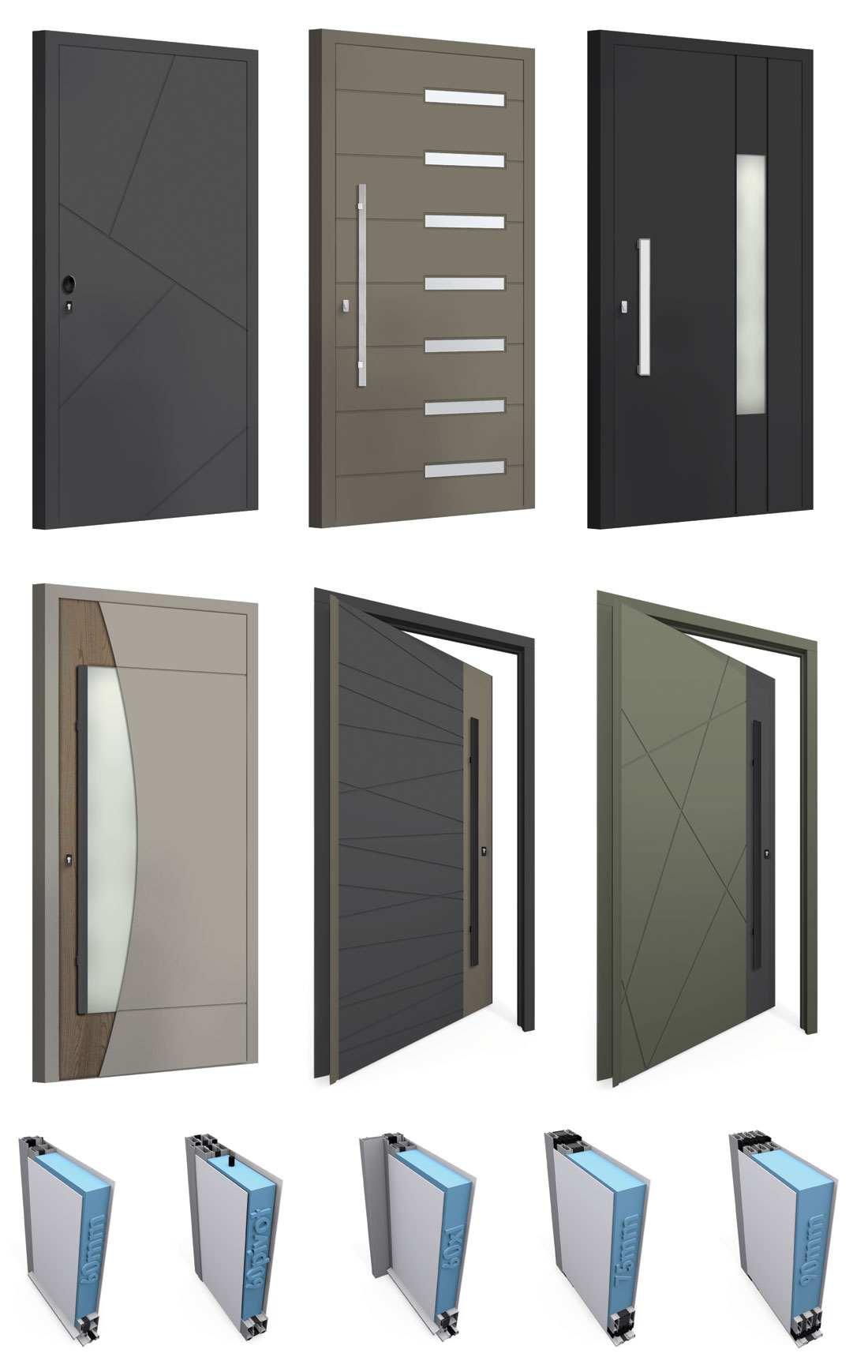 , NXS C Series / Coplanar Doors &#8211; Ενιαία δομή &#8211; Αξεπέραστη αντοχή!, Κτίσμα &amp; Αλουμίνιο
