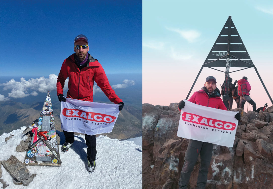 , EXALCO: Η Exalco στο ψηλότερο σημείο της Ευρώπης και της Βορείου Αφρικής, Κτίσμα &amp; Αλουμίνιο
