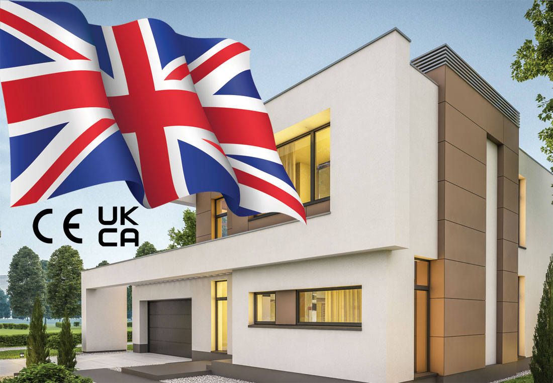 , Σήμα UKCA (Σήμανση CE για Ηνωμένο Βασίλειο) από 01.01.2023 &#8211; Ιστορικά δεδομένα έως τις 31.12.2022 μπορούν να χρησιμοποιηθούν, Κτίσμα &amp; Αλουμίνιο