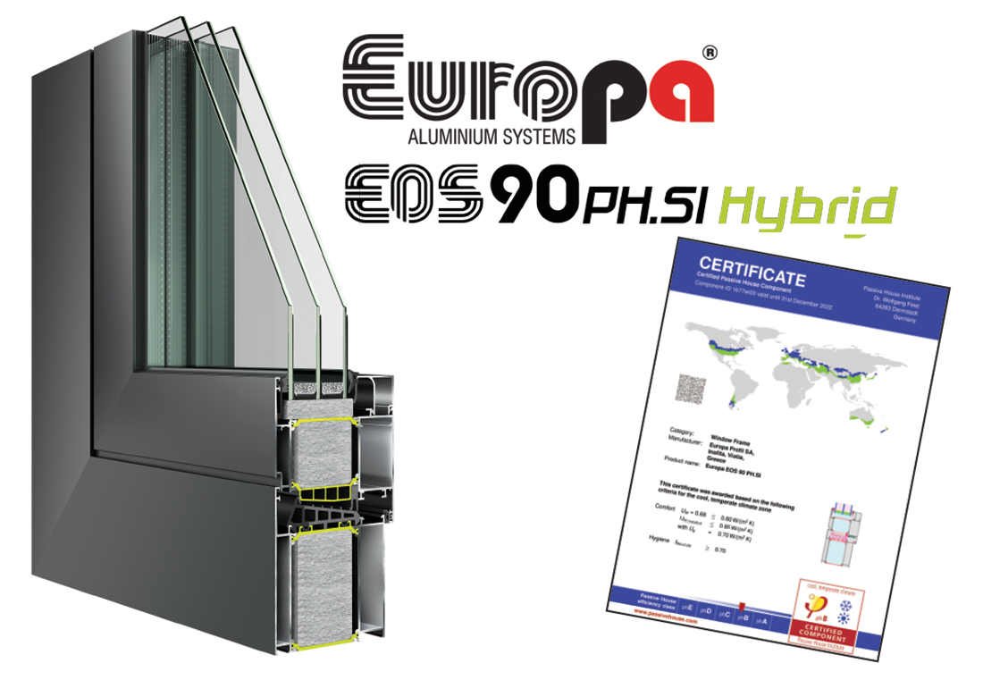 , EUROPA ΕOS 90 PH.SI Hybrid, το καλύτερο σύστημα Παθητικού Κτιρίου  παρουσιάστηκε στο  NZEB ROADHOW, Κτίσμα &amp; Αλουμίνιο