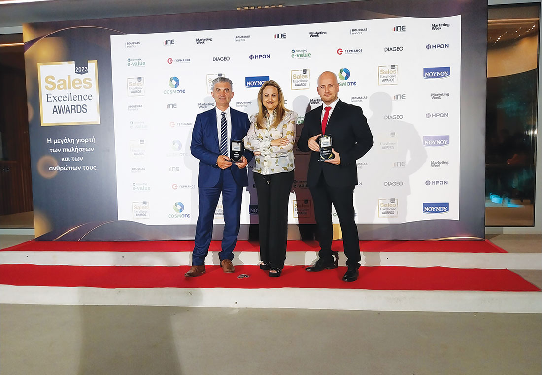 , H Europa κερδίζει δύο Gold βραβεία, στη διοργάνωση των Sales Awards!, Κτίσμα &amp; Αλουμίνιο