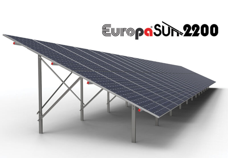 EUROPA, EUROPA SUN: Νέα γενιά συστημάτων στήριξης φωτοβολταϊκών πλαισίων, Κτίσμα &amp; Αλουμίνιο