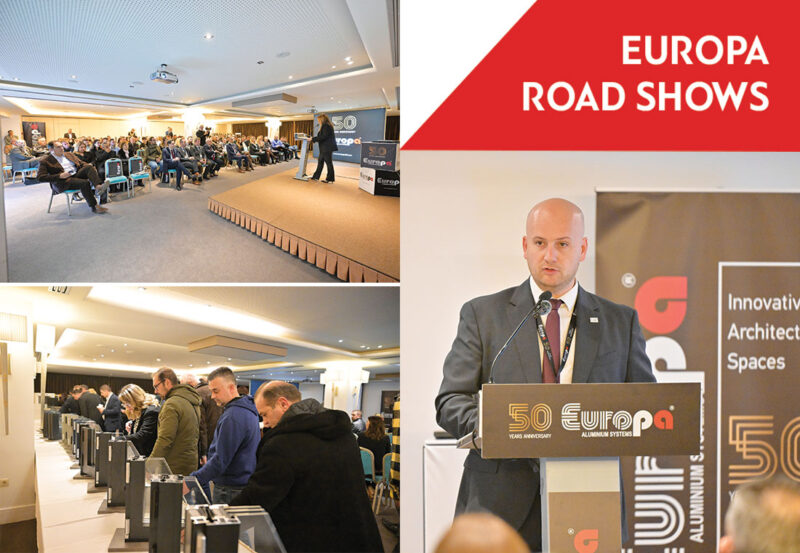 , Το πρώτο ROAD SHOW της EUROPA για το 2024 στην Πάτρα, Κτίσμα &amp; Αλουμίνιο